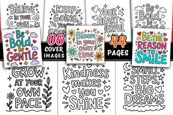 Bold Coloring Pages for Commercial Graphics